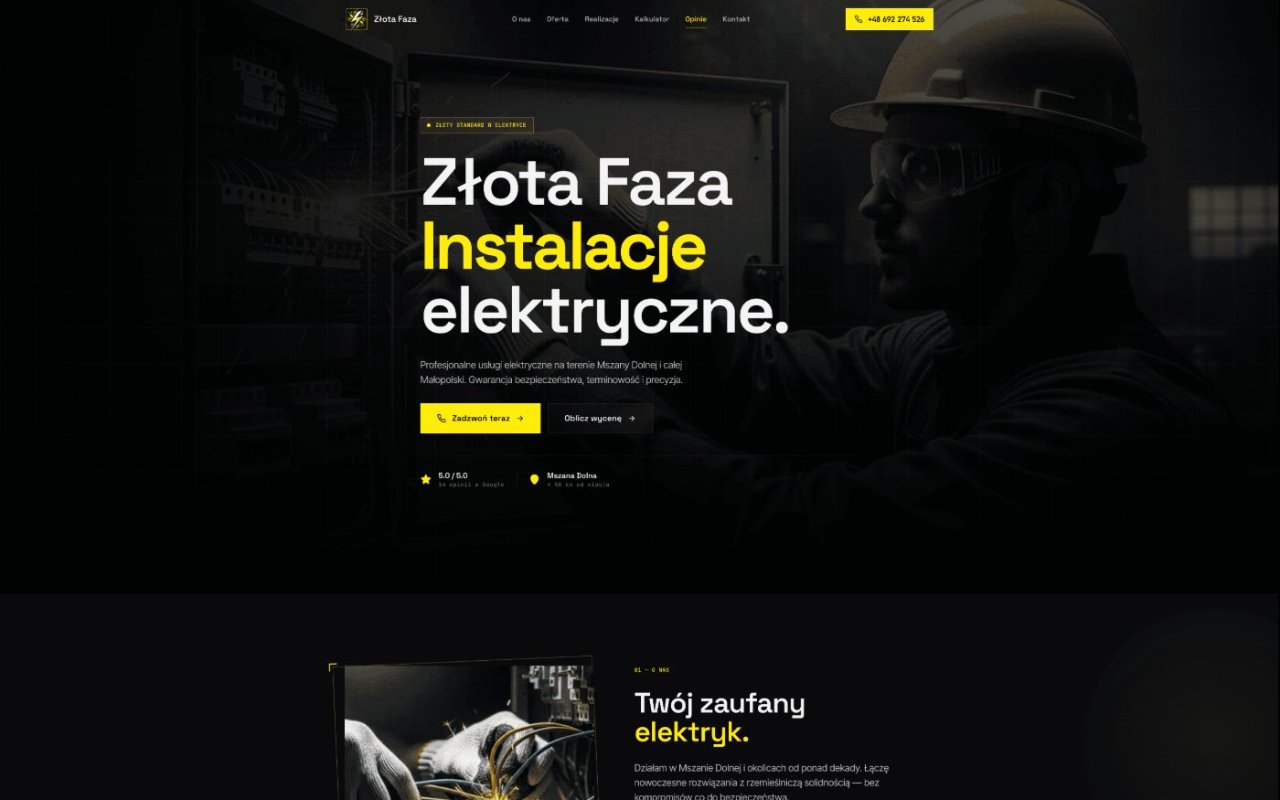 zlotafaza.pl na laptopie